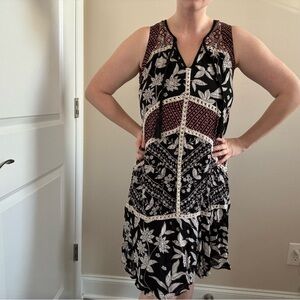 Anthropologie Floreat Boho Sleeveless Sheath Dress